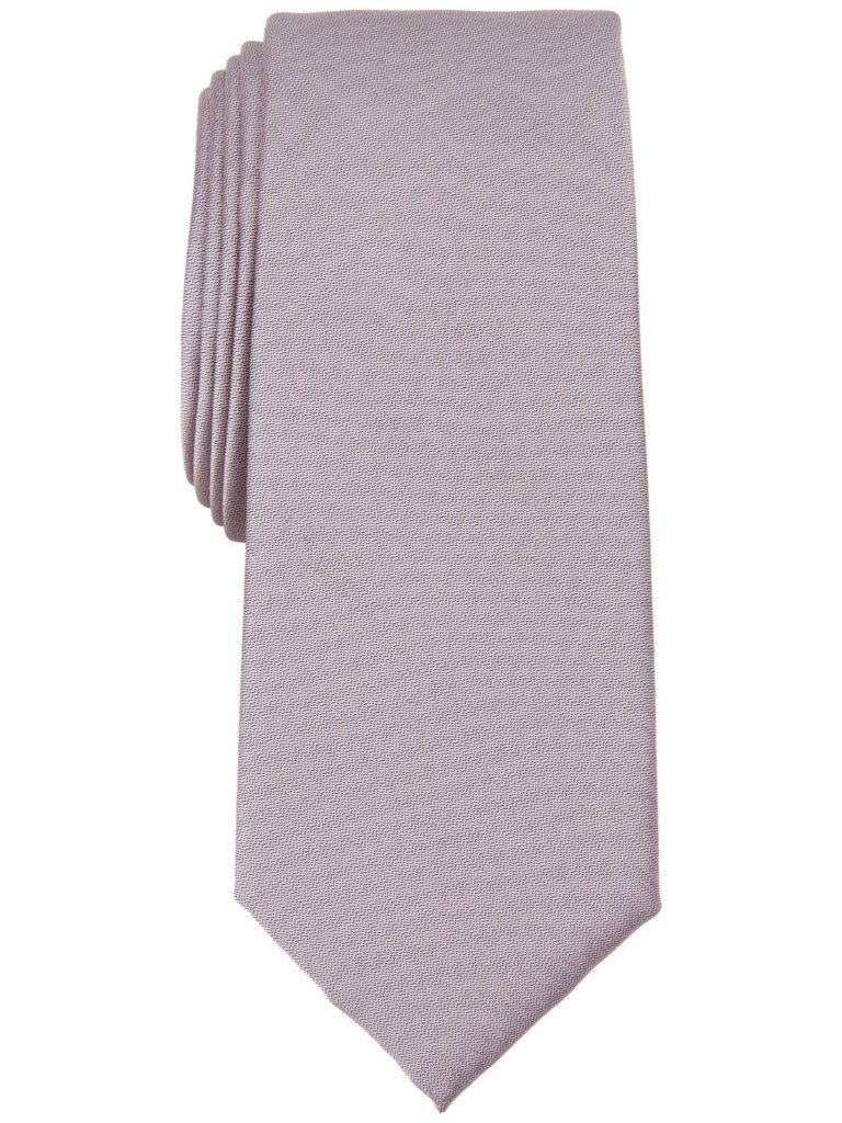 Alfani Men Slim Tie Necktie One Size Pink Solid